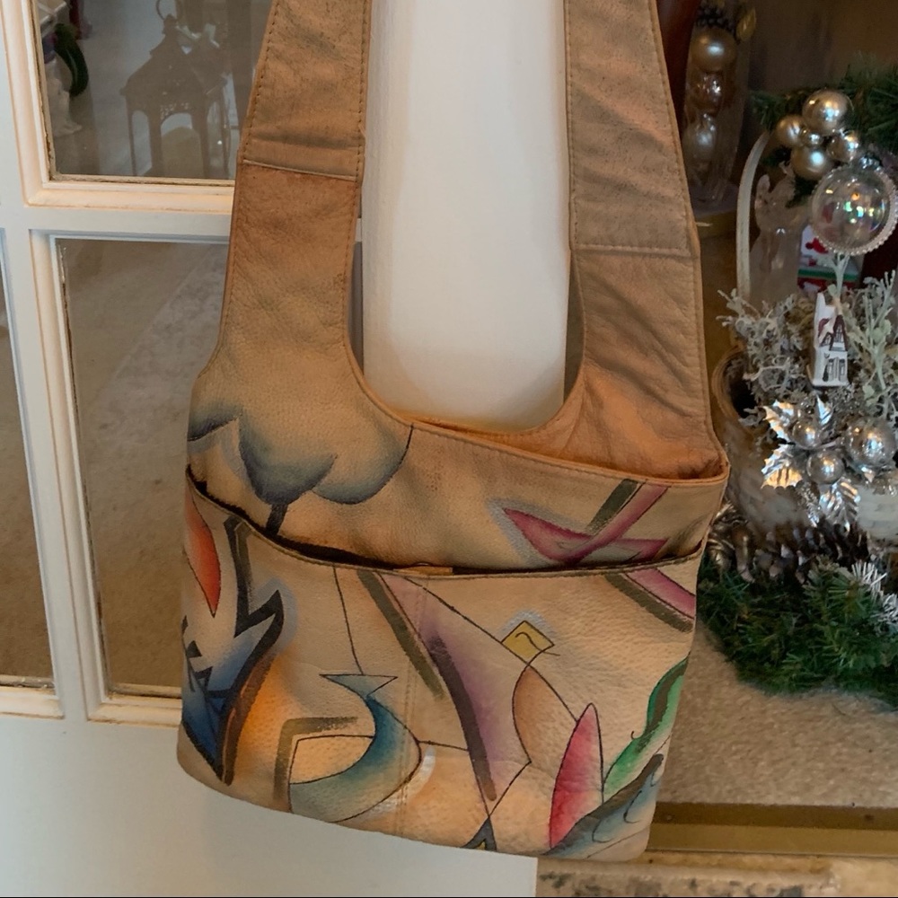 Vintage Sam Sam Hand Painted Purse